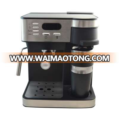 15 bar pump coffee machine 2 in 1